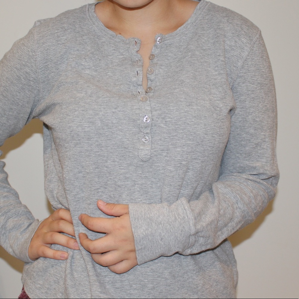 Grey Long Sleeve Thermal